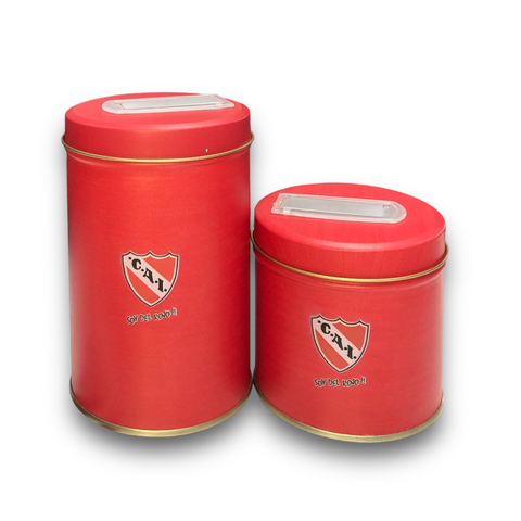 INDEPENDIENTE SET LATAS ROJO (ESCUDO COLOR)