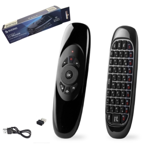 CONTROL INALAMBRICO AIR MOUSE CON TECLADO SUONO