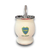 MATE BOCA BLANCO ACERO COPITA CON BOMBILLA (ESCUDO COLOR)