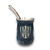 MATE ALUMINIO GRABADO SAN LORENZO AZUL