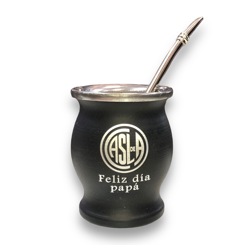 MATE ACERO COPITA NEGRO DIA DEL PADRE/SAN LORENZO