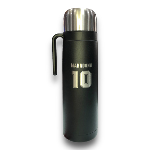TERMO MARADONA 1L MM NEGRO