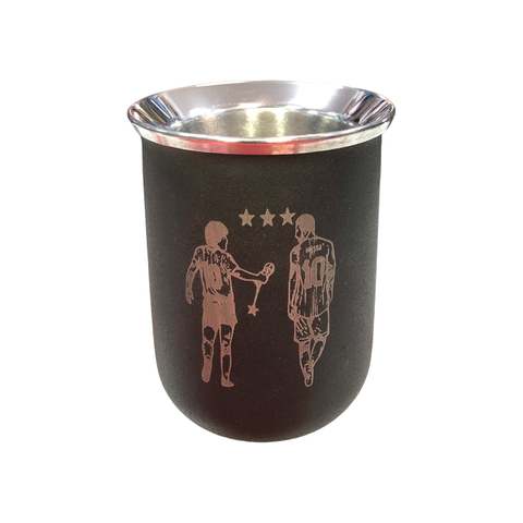 MATE ACERO VASO NEGRO MESSI