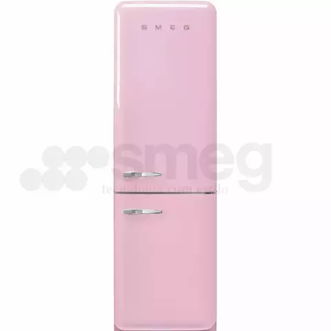 Refrigerador Smeg Anni 50 Rosa 331L Dobradiças à direita 220V FAB32RPK5