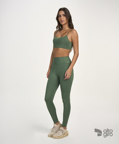 Top eterno liso verde Alto Giro - Loja Espaço Fitness
