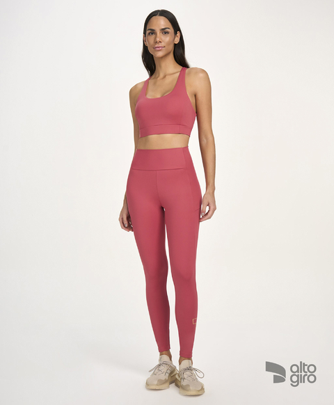 Legging recortes vermelho roma Alto Giro - comprar online
