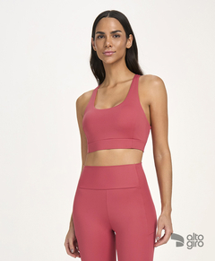 Top costas anatômica vermelho roma Alto Giro - comprar online