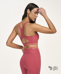 Top costas anatômica vermelho roma Alto Giro na internet