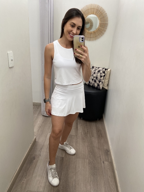 Regata eterna cropped branco óptico Alto Giro - comprar online