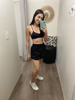 Short runner com bermuda interna sunset preto Poker - comprar online