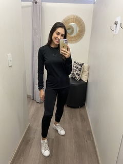 Calça flanelada termica preto