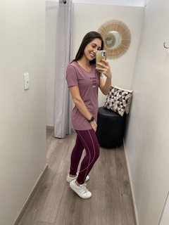 T-Shirt inspiracional malva encantado Alto Giro - Loja Espaço Fitness