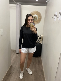 Camiseta fator de proteção UV poliéster preto Poker - comprar online
