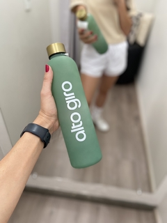 Garrafa gradiente fosco 1 litro verde Alto Giro - comprar online