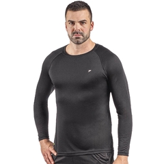 Camisa fator de proteção UV poliéster preto Poker na internet
