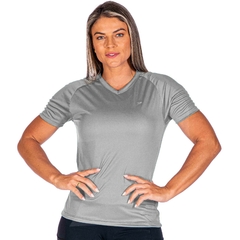 T-shirt camiseta esportiva básica prata Poker - comprar online