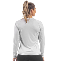 Camiseta fator de proteção UV poliéster branco Poker - loja online