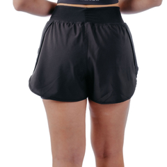 Imagem do Short runner com bermuda interna sunset preto Poker