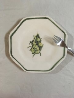 Plato Octogonal Cogollo - comprar online