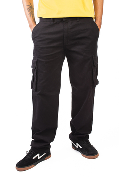 Pantalon Cargo Ripper Fifty color negro - tienda online