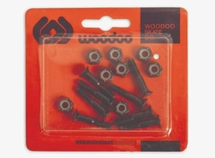 Tornillos para tablas de skate woodoo x 8 autofrenantes 1" - comprar online
