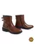 Bota Amêndoa Fivelas Couro - comprar online