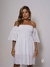 Vestido Curto Lastex com Manga em Laise - Roupas Femininas Exclusivas, sinta-se linda e confortável.