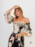 Vestido Lastex com Mangas Borboflor