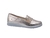 Cav1217 Mocasin de Cavatini Platino Metalizado