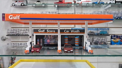 Estacion de servicios Gulf escala 1/43 - comprar online