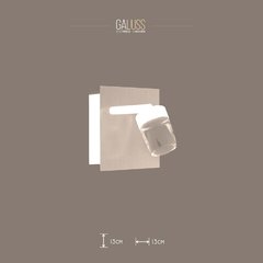 Aplique de pared con interruptor - Led integrado - Distribuidora Galuss ®