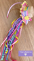 Tiara com chapéu e tassel de fitas - Doce Laço | Loja on-line de acessórios infantis.
