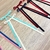 Laço veludo Skinny Longo 2 pontas - comprar online