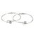 Pulsera Pia Entredos solo Plata - comprar online
