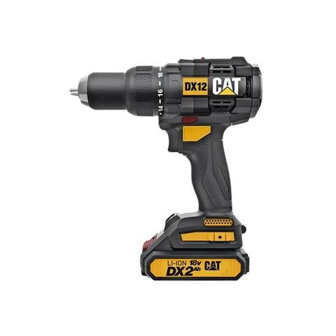 Furadeira de Impacto Brushless 18V C/ Carregador e Bateria 220V DX12B CATERPILLAR
