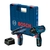 Combo Chave de Impacto 1/4 Pol. 12V Parafusadeira Furadeira 3/8 Pol. 12V com 2 Baterias 2,0Ah Carregador Bivolt + Maleta - BOSCH