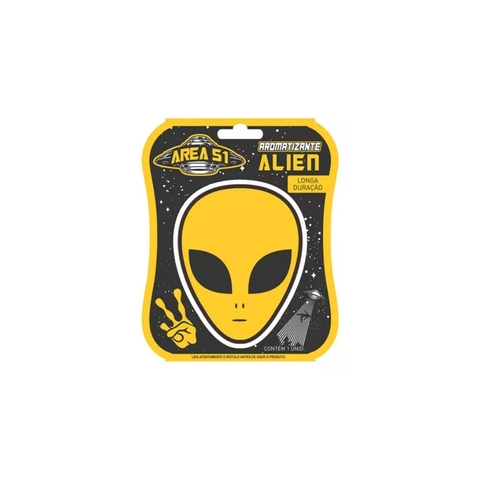Aromatizante Miniatura Alien Amarelo Centralsul