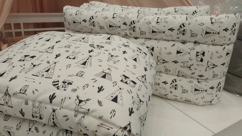 Acolchado Con Chichonera Cuna