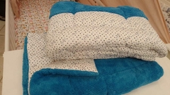 Acolchado Con Chichonera Reversible Cuna - comprar online