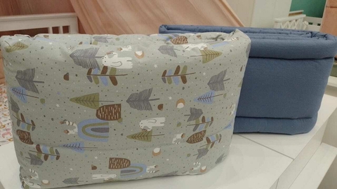 Acolchado Con Chichonera Cuna