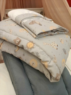 Kit Acolchado, Chichonera y Sabanas Cuna - comprar online