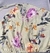 Top fibrana con flores tira