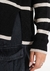 Sweater Rayado Oversize con Tajo. - Veroka