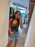 Short dobladillo celeste - tienda online