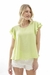 CAMISOLA LISA CREP MANGA DOBLE VOLADO