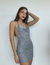 Vestido Crep Gliter buche p-atar