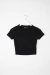 REMERA CROP RIBB ELAST - Veroka