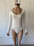 Body modal soft m-larga cuello redondo c-moñito