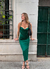 Vestido largo microfibra buche c-frunce laterales y trasera - comprar online