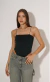BODY CON CORDON ELASTICO MICROFIBRA - comprar online